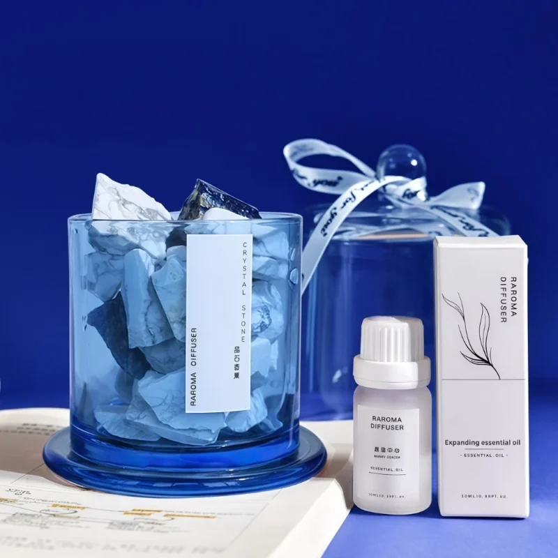 Glass Flameless Diffuser Stone Aromatherapy