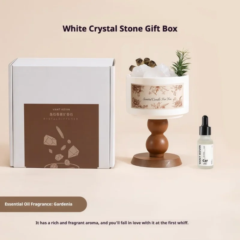 Candlestick Flameless Diffuser Stone Aromatherapy