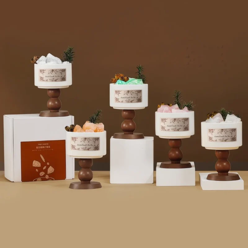 Candlestick Flameless Diffuser Stone Aromatherapy