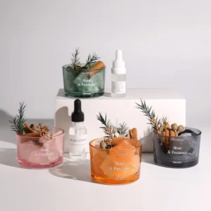 Flower Plant Small Jar Flameless Diffuser Stone Aromatherapy