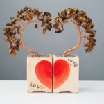 Natural Crystal Love - themed Couples Tree