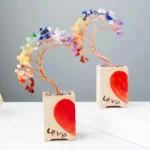 Natural Crystal Love - themed Couples Tree