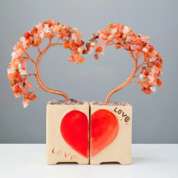 Natural Crystal Love - themed Couples Tree