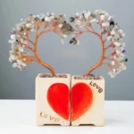 Natural Crystal Love - themed Couples Tree