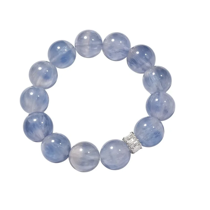 Wire - drawn Fluorite Crystal Bracelet