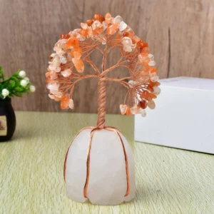 Clear Quartz Base Wire - Wrapped Crystal Tree