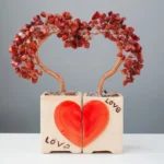 Natural Crystal Love - themed Couples Tree