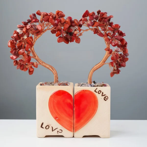 Natural Crystal Love - themed Couples Tree