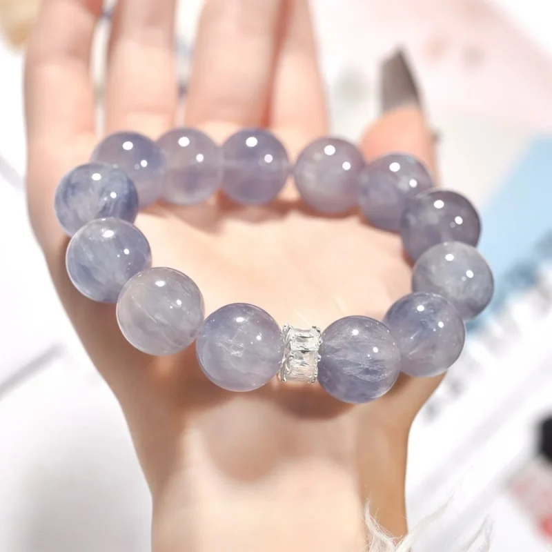 Wire - drawn Fluorite Crystal Bracelet