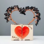 Natural Crystal Love - themed Couples Tree