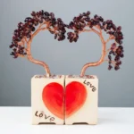 Natural Crystal Love - themed Couples Tree