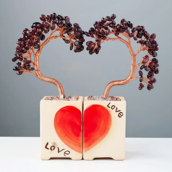 Natural Crystal Love - themed Couples Tree