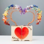 Natural Crystal Love - themed Couples Tree