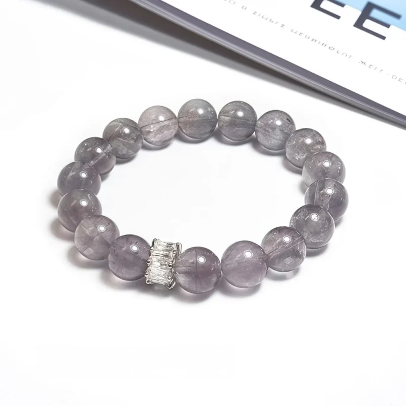 Wire - drawn Fluorite Crystal Bracelet
