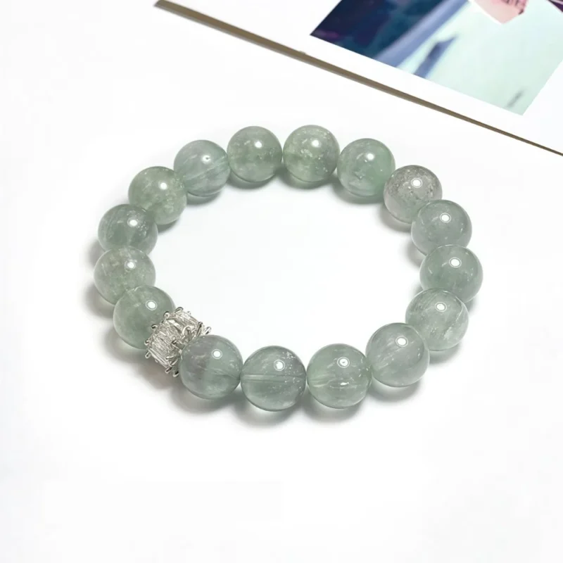 Wire - drawn Fluorite Crystal Bracelet