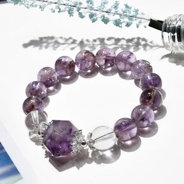 Purple Temptation (Natural Purple Auralite Bracelet)