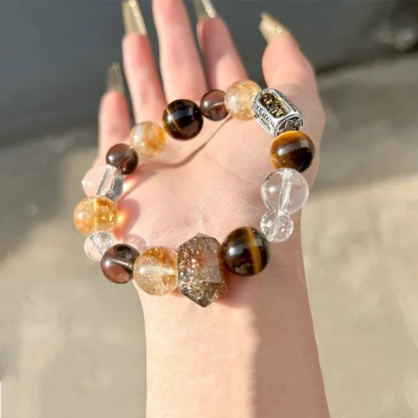 ‘Golden Radiance Guardian’ Crystal Bracelet