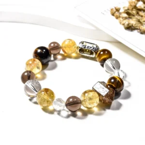 ‘Golden Radiance Guardian’ Crystal Bracelet