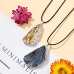 Irregular Starry Crystal Fang Pendant