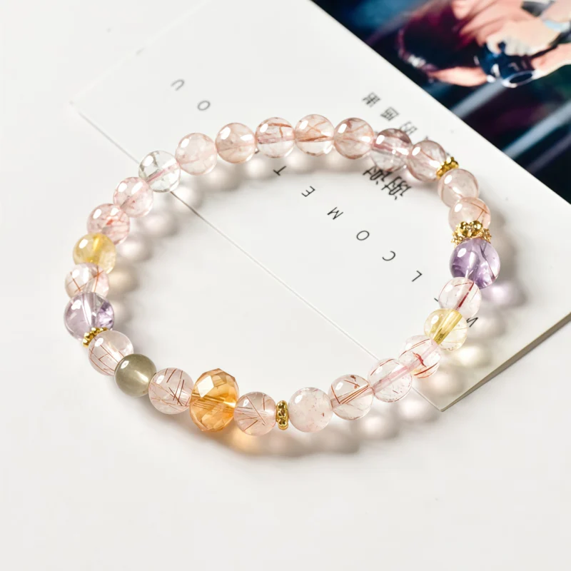 AuraFlow Crystal Bracelet