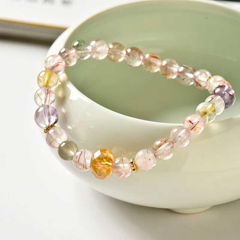 AuraFlow Crystal Bracelet