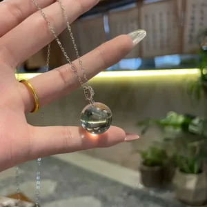 Clear Quartz fortune-turning bead1