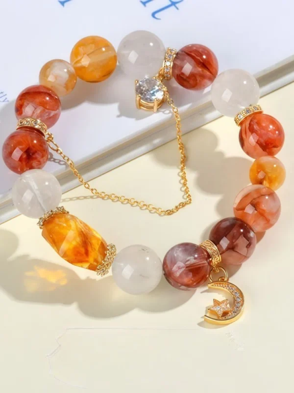 Crimson Gold Flair Bracelet