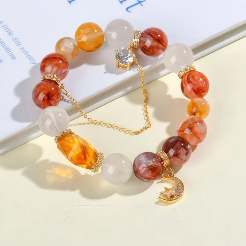 Crimson Gold Flair Bracelet