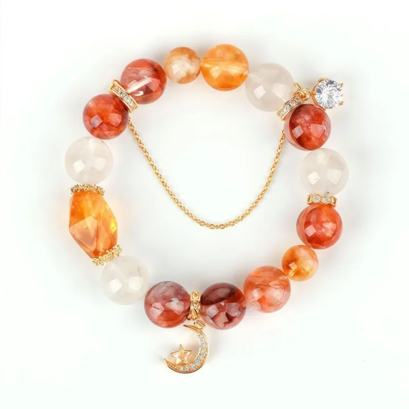 Crimson Gold Flair Bracelet
