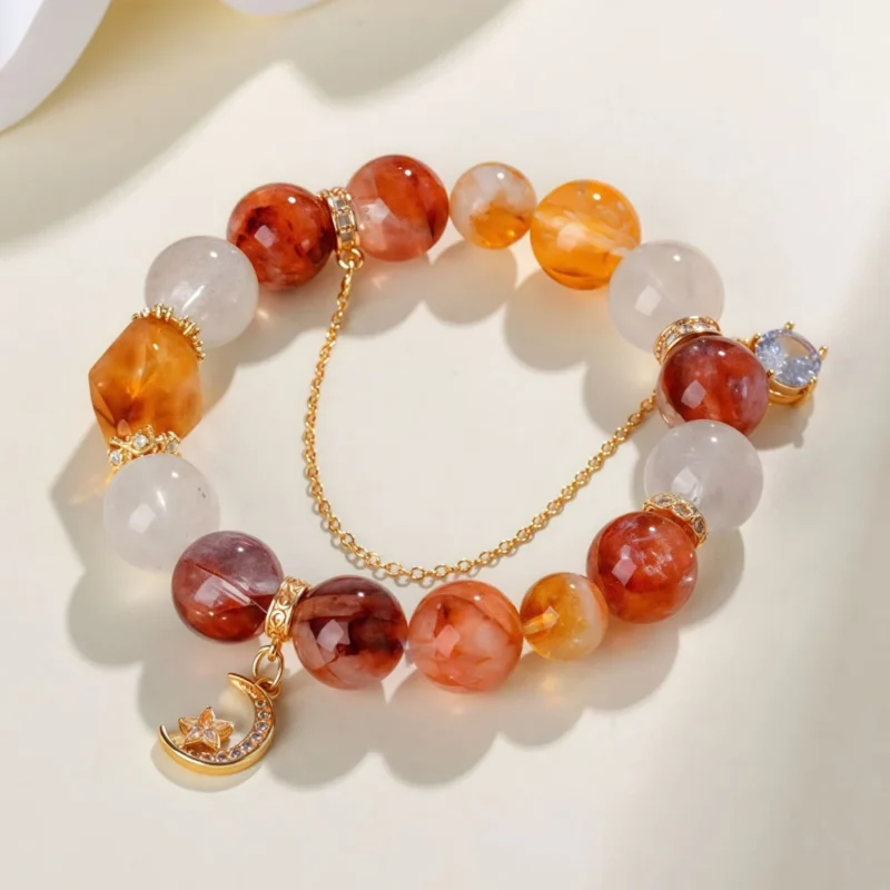 Crimson Gold Flair Bracelet