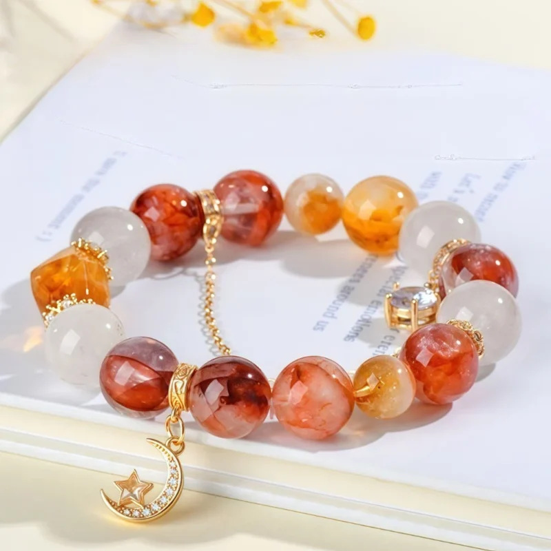 Crimson Gold Flair Bracelet