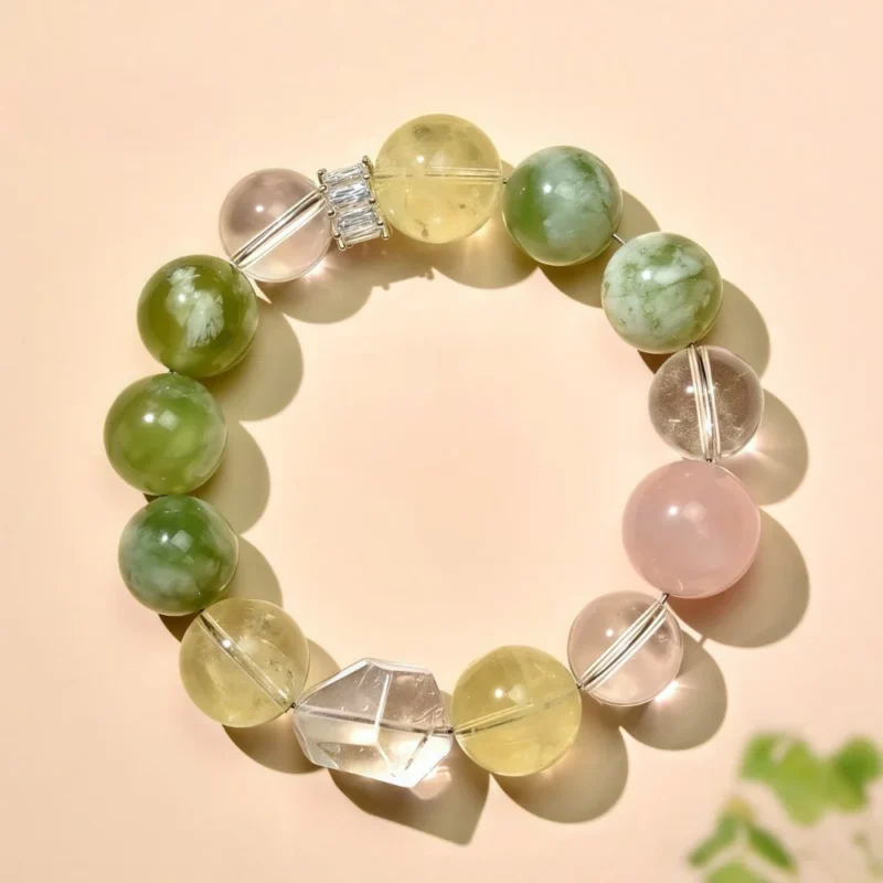 Jade Glow Crystal Bracelet