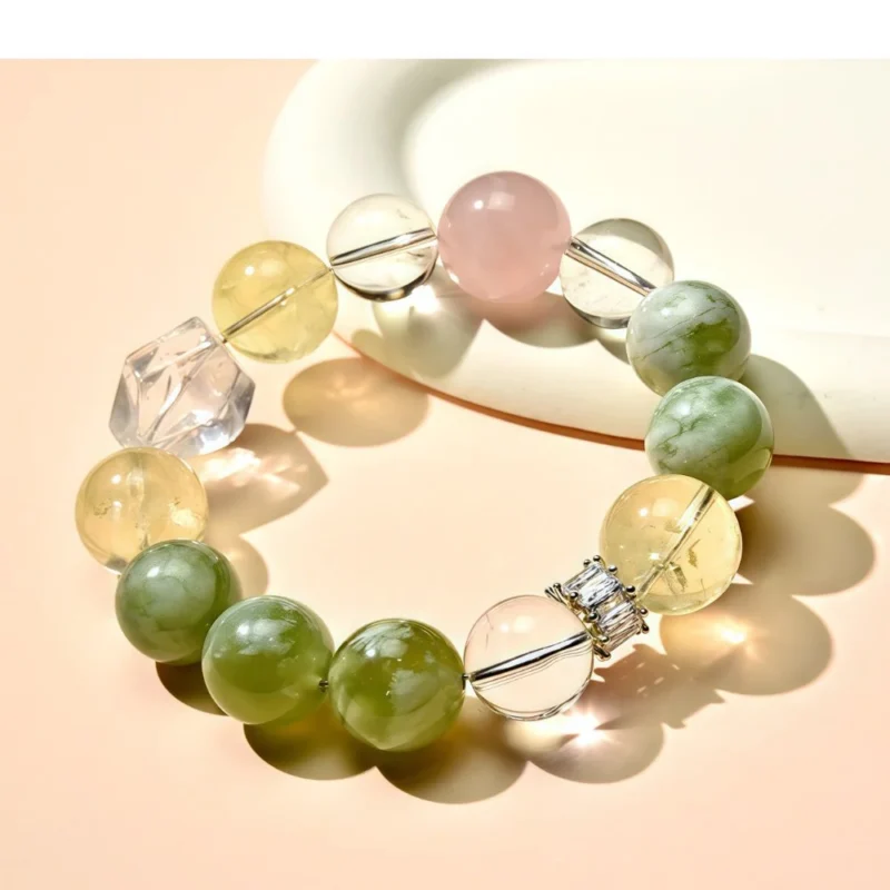 Jade Glow Crystal Bracelet