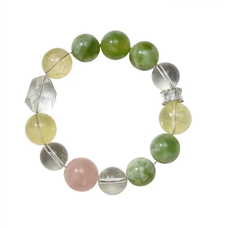 Jade Glow Crystal Bracelet