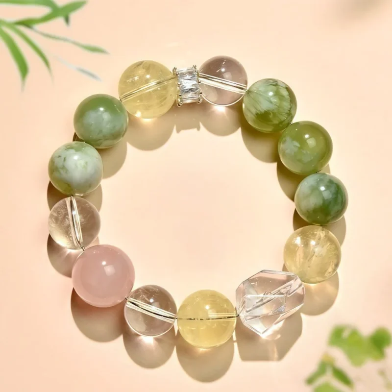 Jade Glow Crystal Bracelet