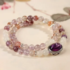 Lavender Moon Crystal Bracelet
