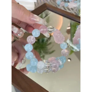 Pink-Blue Temptation Crystal Bracelet1
