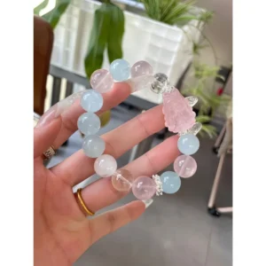 Pink-Blue Temptation Crystal Bracelet