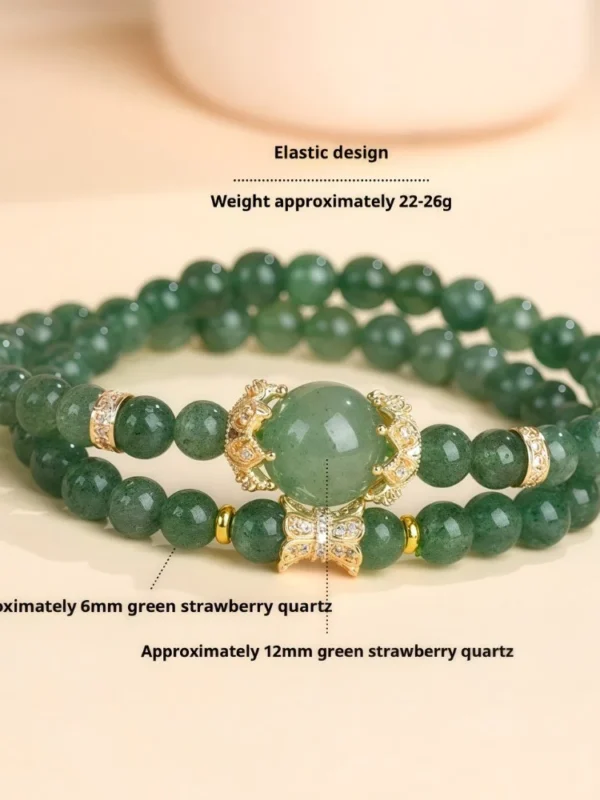 Verdant Loop Crystal Bracelet2