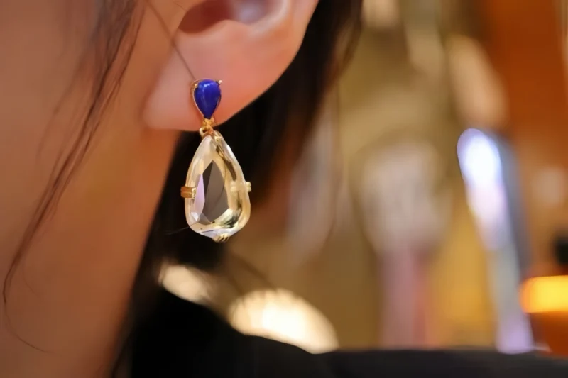 Clear Quartz Earrings