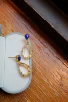 Clear Quartz Earrings