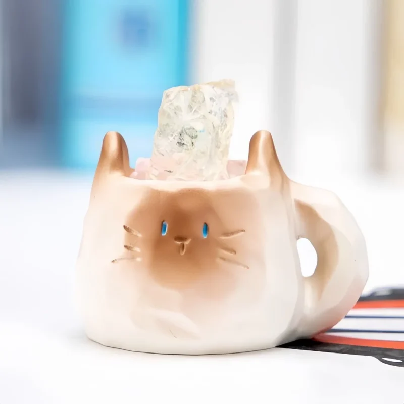 Crystal Cat Ornament