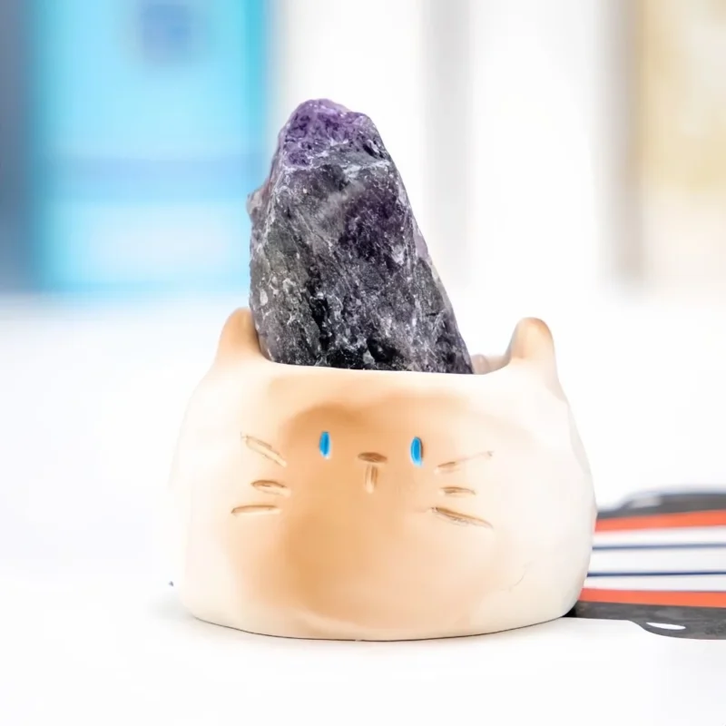 Crystal Cat Ornament