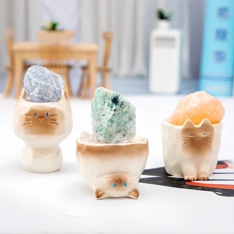 Crystal Cat Ornament