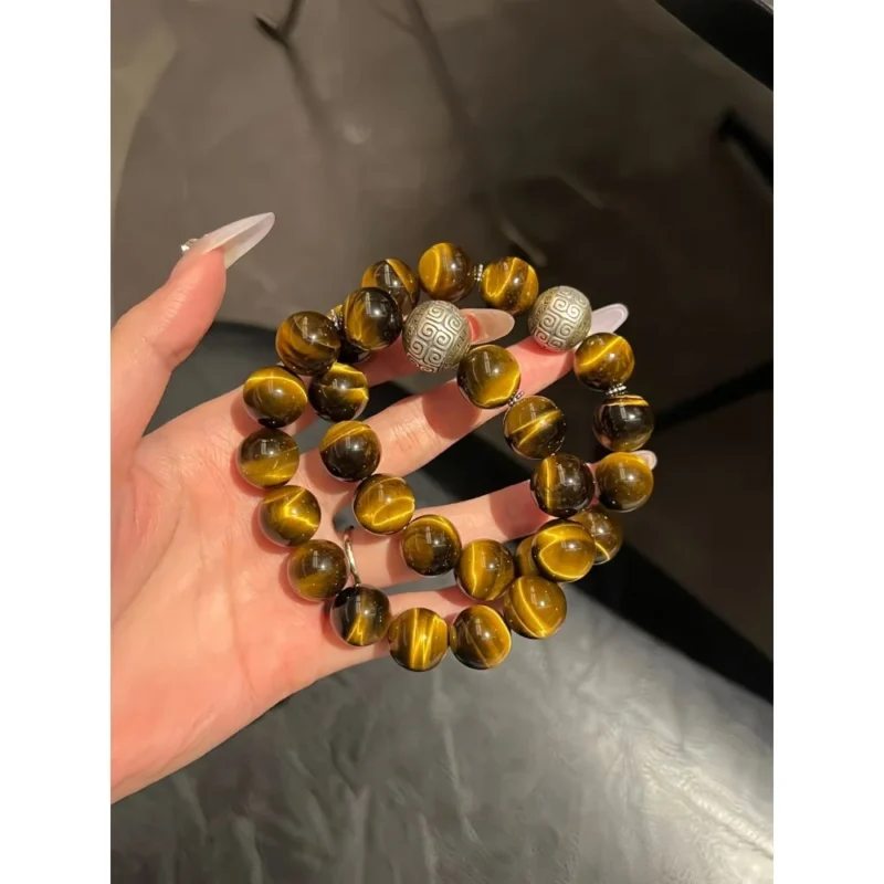 High-Quality Tiger's Eye Quartz Bracelet