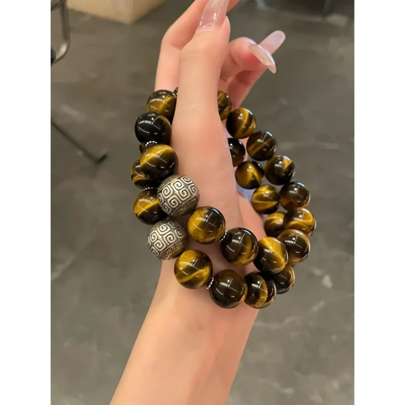 High-Quality Tiger's Eye Quartz Bracelet