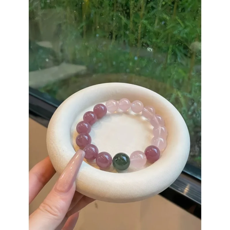 Soft Pink Crystal Bracelet