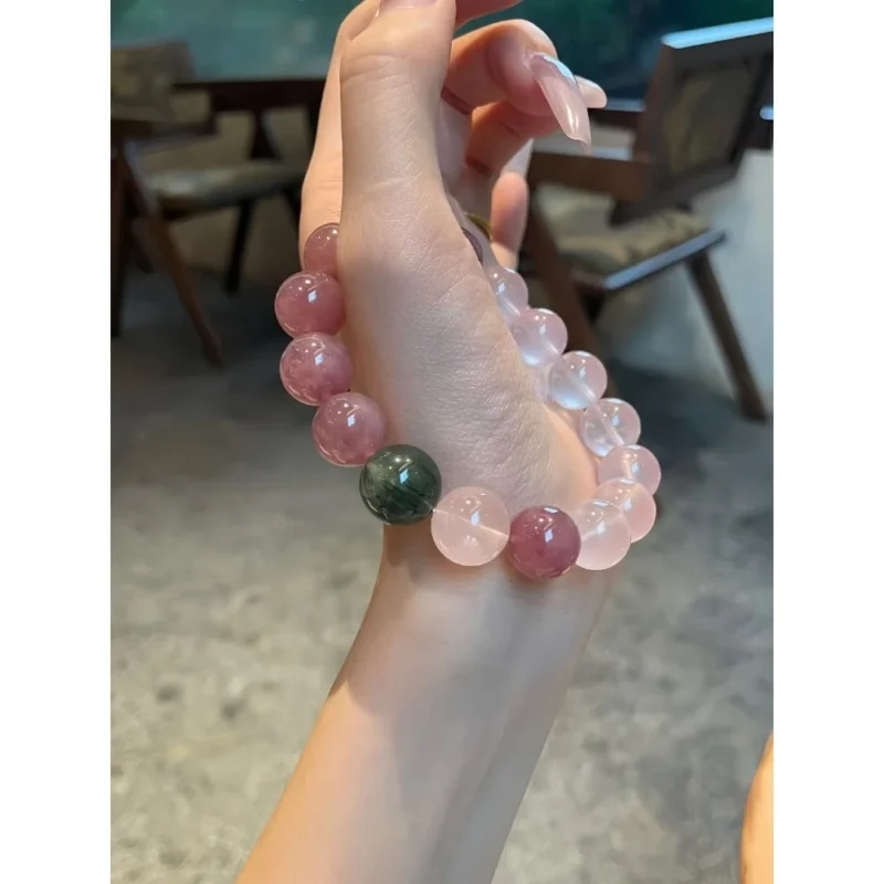 Soft Pink Crystal Bracelet