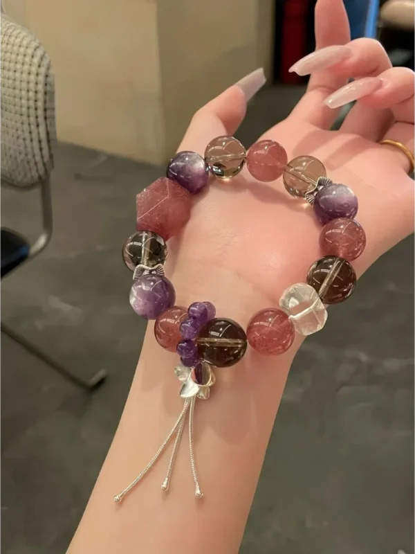 Lavender Kiss Crystal Bracelet