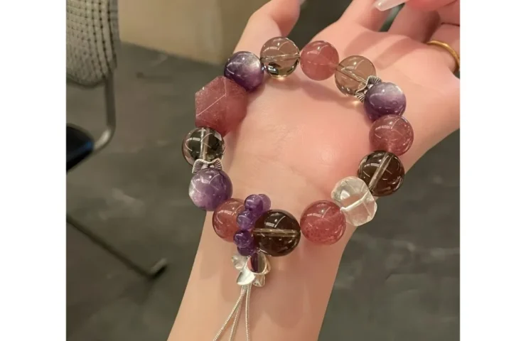 Lavender Kiss Crystal Bracelet3